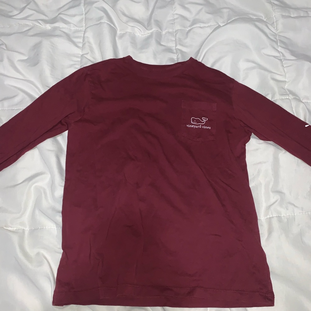 It’s is a vineyard vines long sleeve.